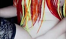 Having an intense conversation with a lover via video call