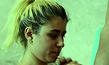 Damn! Blonde Teen 18+ Sucks Hard in Kitchen Action!