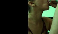 Damn! Blonde Teen 18+ Sucks Hard in Kitchen Action!