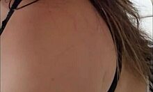 I visited my stepson and ended up fucking him in his apartment after he asked me to wear his wife's arab lingerie