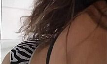 I visited my stepson and ended up fucking him in his apartment after he asked me to wear his wife's arab lingerie