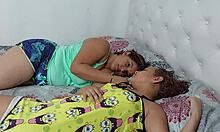 Samara And Bony Touch In Bathroom While Stepdad Is Away