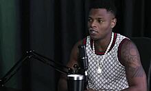 Young Transsexual in Sheer Red Lingerie Enjoys Anal Gang Bang with Will Mastro