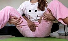 i tease my stepsister's small tits n wet pussy in pajama