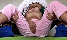 i tease my stepsister's small tits n wet pussy in pajama