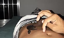 young guy cums for new playboy tattoo 😍