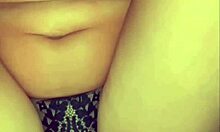 Horny amateur reaches orgasm in sexy lingerie.