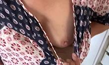 Neighbors Jerk Off Watching My Tits Display in Lingerie. They Crave to Fuck Me Hard Every Time!