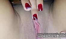 Novinha Bella Bandida Fingers Tight Pussy Then Blows