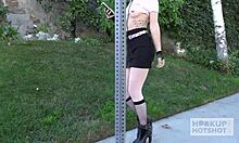 Check out this gorgeous brunette's nasty anal sex tape