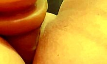 My Pussy Pounds Hard with a Fat Dildo, Feeling Every Raw Sensation