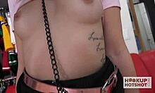 Check out this gorgeous brunette's nasty anal sex tape