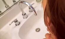 Redhead teen step daughter maya kendrick busy on cam with huge thick cock