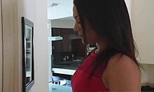 beautiful teen’s first solo hd session on movie day