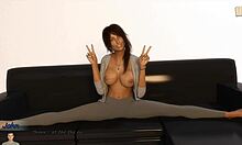 Cassie goes topless in big city pleasures cartoon