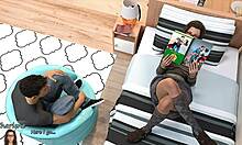 Cassie goes topless in big city pleasures cartoon