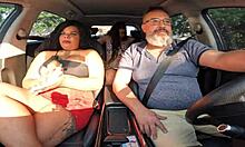 Rabuda Carioca Sucks in Car at Flamengo Park