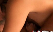 These twinks with long hair dive into sucking cock and raw anal action