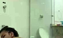 Bia hot morena safada masturbating with bathtub jet