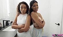 Maya Farrell Sarah Lace Stepsisters Fight For Papas Hard Cock