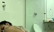 Bia hot morena safada masturbating with bathtub jet