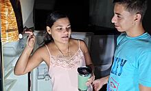 brunette gay assfucking anal sex in home