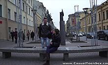 Nesti nerdy teen gets cumshot 😍