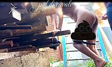 At My Friend's Anniversary, Banged His Hottie in Backyard