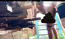 At My Friend's Anniversary, Banged His Hottie in Backyard