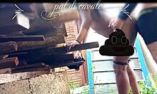 At My Friend's Anniversary, Banged His Hottie in Backyard