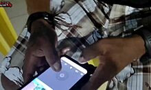 Spying on Sister-in-Law in Bedroom as She Rides Cock and Gets Creampied for First Time