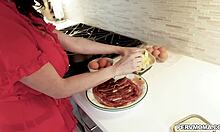 Stepmom Had Her Breasts Out While Sucking