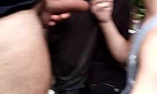 Guys having wild orgy in the forest