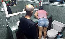 Boss Seduces Me in Bathroom for Raw Hardcore Anal Action