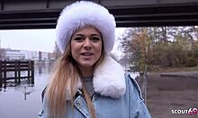 german scout picks up sweet latina bella for rough berlin fun 😜