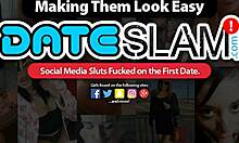 Date slam - wild blonde ivana experiences anal on their first date