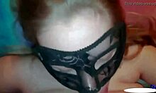 Busty Blonde Sucks Huge Dick!