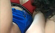 teen bent over for doggystyle creampie and facial