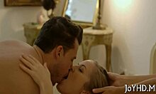 Watch this teen slut suck cock and get fucked hard with small tits bouncing