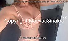 maevaa sinaloa here, making my guy a cuckold right in front of him and swallowing cum from the condom