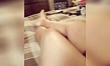 A brunette with smooth thick thighs lets cum drip down in this solo trailer promo.