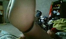 gay guy upside down tying wrists?