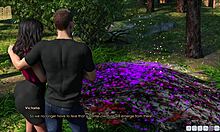 Teen girl in lust academy gets her big tits sucked in 3d hentai