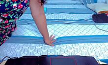 Husband films me and my sister masturbating and fucking in a lesbian session with kissing and feet play