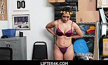 Teen Lilly Hall Caught Trespassing, Fucked By Security!