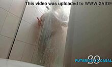 Having Sex Hiding with Shower Repair Guy!