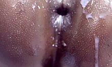 ebony friend bents over for deep anl creampie