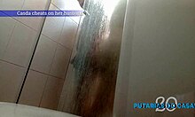 Having Sex Hiding with Shower Repair Guy!
