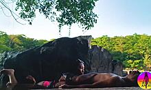 Trailer shows couple enjoying outdoor river time with toys