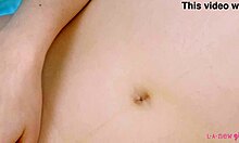 radiant brunette shows her flawless body